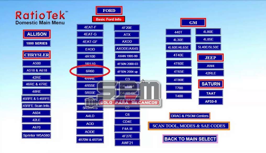 Ratio Teck reparación transmisiones automaticas Ratio Teck reparación transmisiones