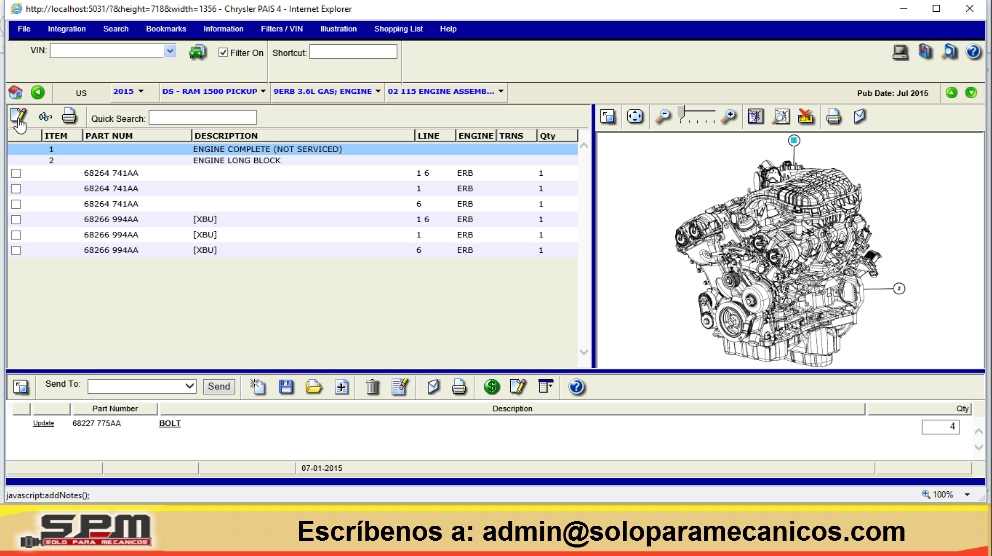 Catálogo Partes Chrysler EPC PAIS