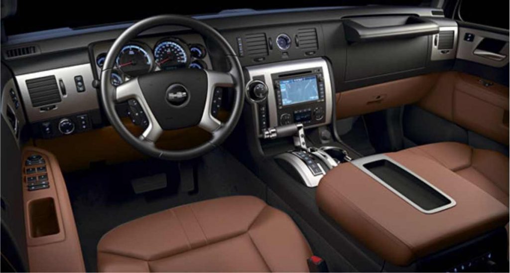 Interior Tablero Hummer H2 2019