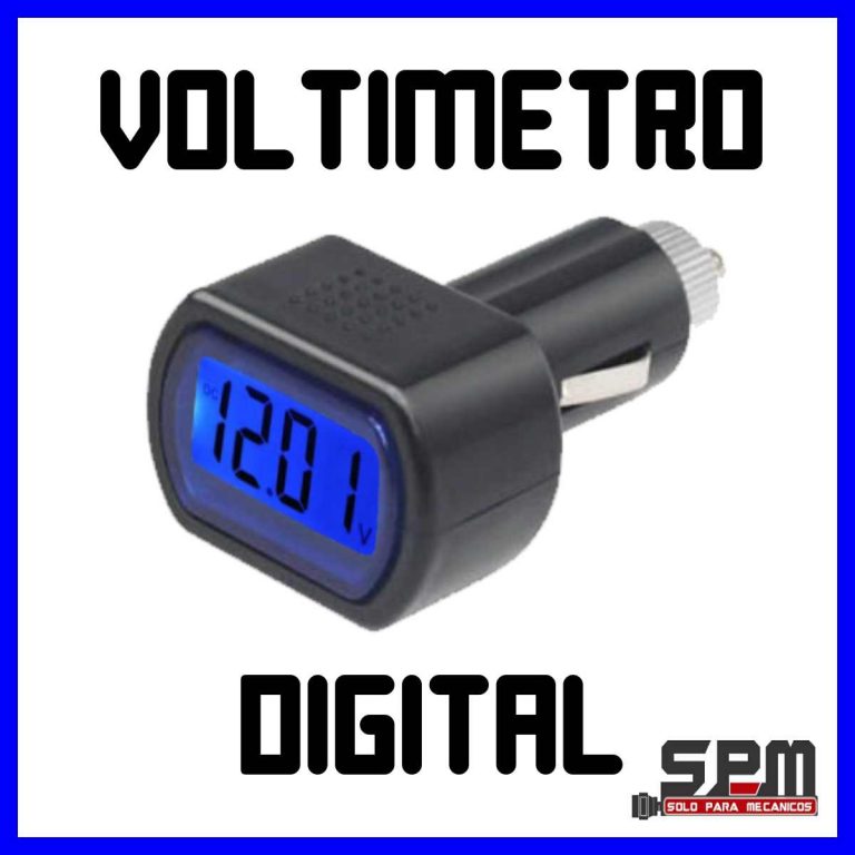 Voltímetro digital 12v Dispositivo ideal para el auto